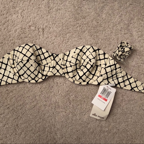 Ella Moss Veranda Bandeau Bikini Swim Top - Picture 8 of 8